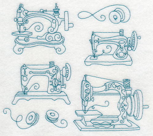 Sew It Seams Medley (Redwork)