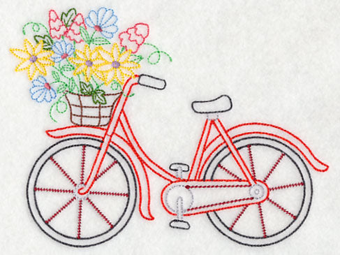 Bicycle in Bloom (Vintage)