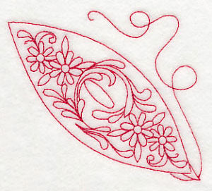 Tatting Shuttle 2 (Redwork)