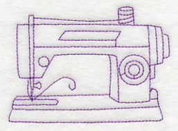 Make It Sew Machine 1 (Redwork)