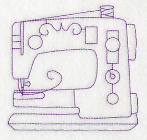 Make It Sew Machine 2 (Redwork)