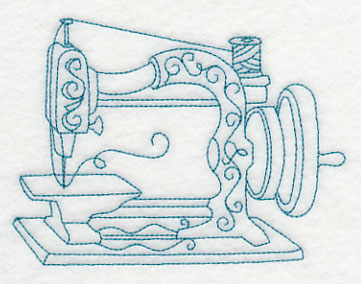 Sew It Seams Machine 4 (Redwork)