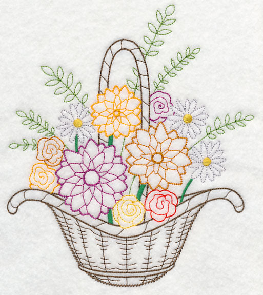 Blooming August Basket (Vintage)