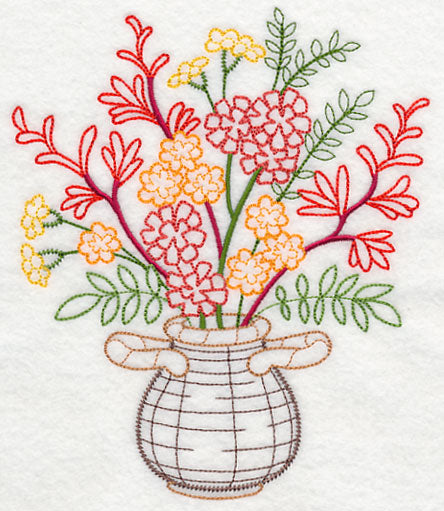 Blooming October Basket (Vintage)