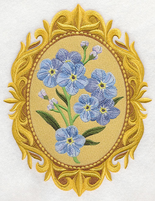 Forget-Me-Not Cameo