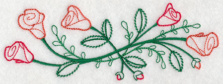 Blooming February Border (Vintage)