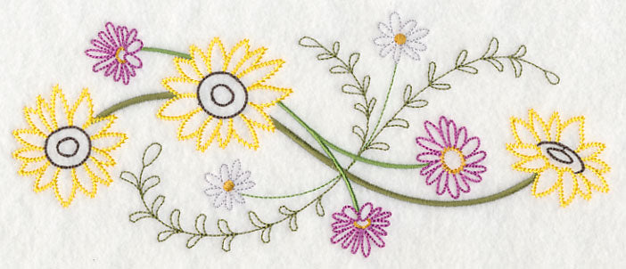 Blooming September Border (Vintage)