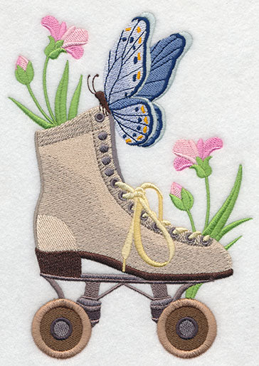 Roller Skate with Butterfly