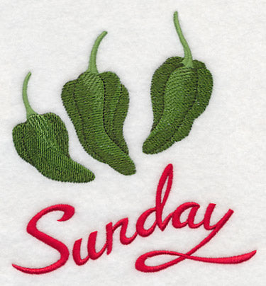 Peppers (Poblano) on Sunday