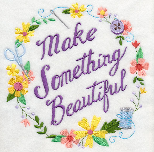 Make Something Beautiful Wreath