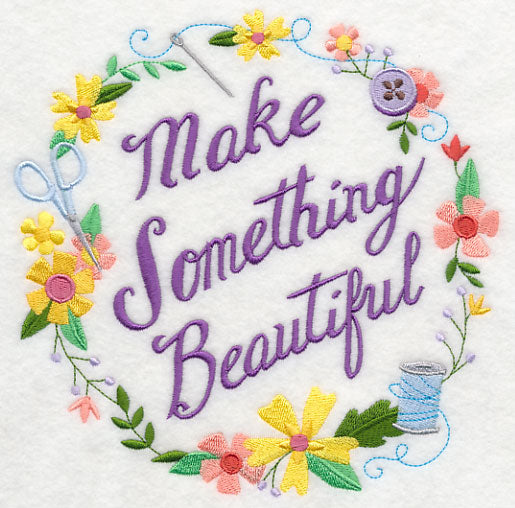 Make Something Beautiful Wreath