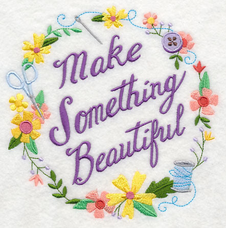 Make Something Beautiful Wreath