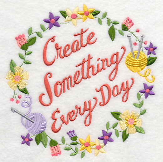 Create Something Every Day Wreath