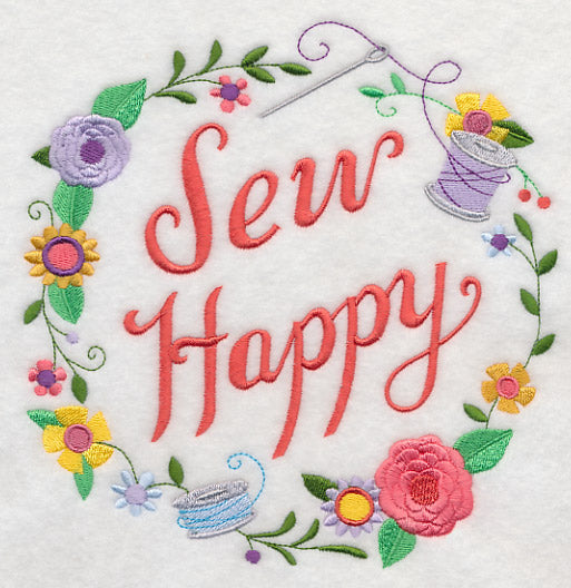 Sew Happy Wreath