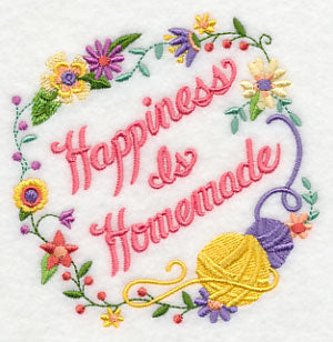 Happiness Is Homemade Wreath