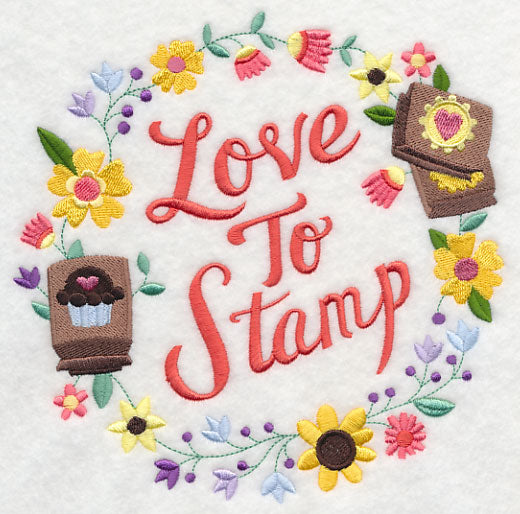 Love To Stamp Wreath
