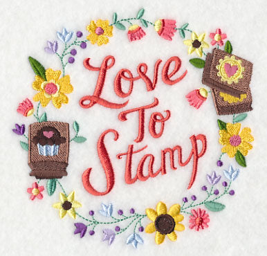 Love To Stamp Wreath