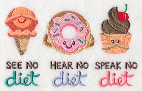 See No Diet Trio