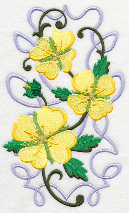 Irish Wildflower Spray - Tormentil