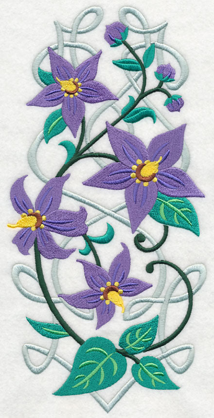 Irish Wildflower Spray - Woody Nightshade