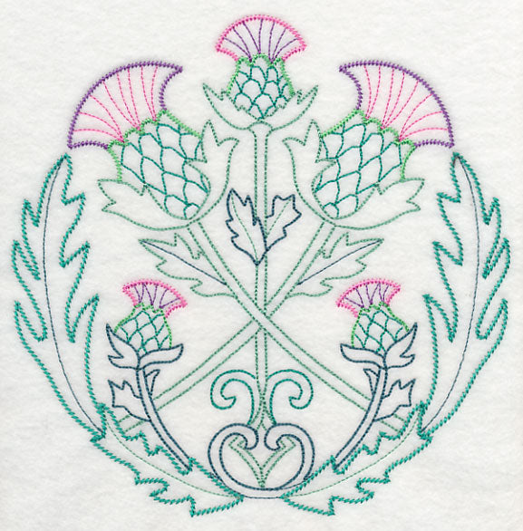 Celtic Thistle Circle (Vintage)