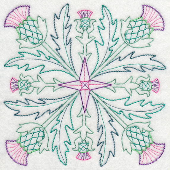 Celtic Thistle Square (Vintage)