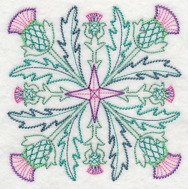 Celtic Thistle Square (Vintage)