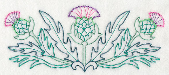 Celtic Thistle Border (Vintage)