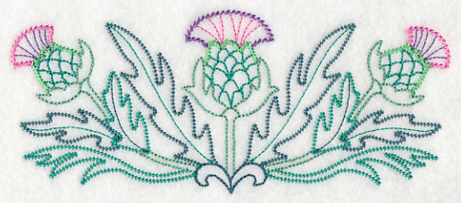 Celtic Thistle Border (Vintage)