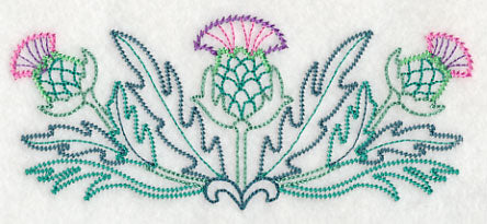 Celtic Thistle Border (Vintage)
