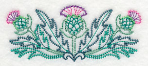 Celtic Thistle Border (Vintage)