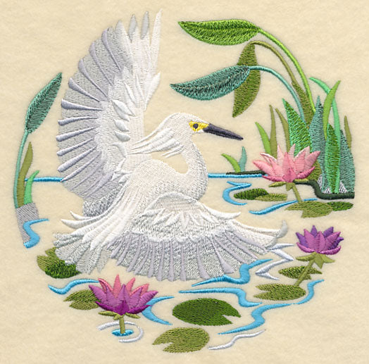 Snowy Egret Scene