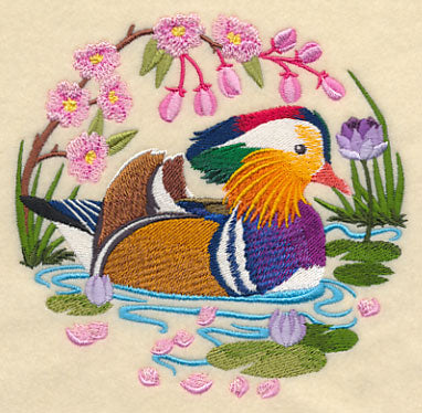 Mandarin Duck Scene