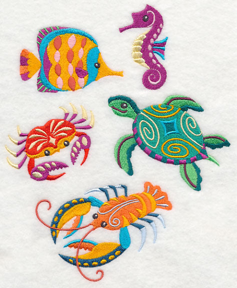 Under the Sea Life Collage