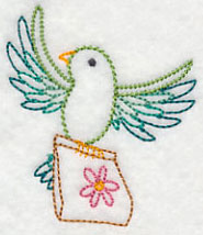 Gardening Bird with Seed Pack (Vintage)