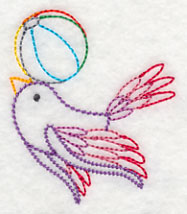 Beach Bum Bird with Ball (Vintage)