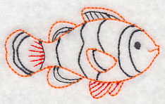 Tropical Fish Clown Fish (Vintage)