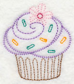 Sweet Cupcake with Sprinkles (Vintage)