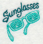 Fun In the Sun Glasses (Toile)