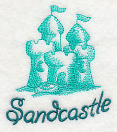 Fun In the Sun Sandcastle (Toile)