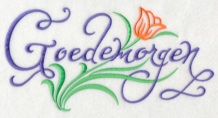 Good Morning - Dutch Goedemorgen