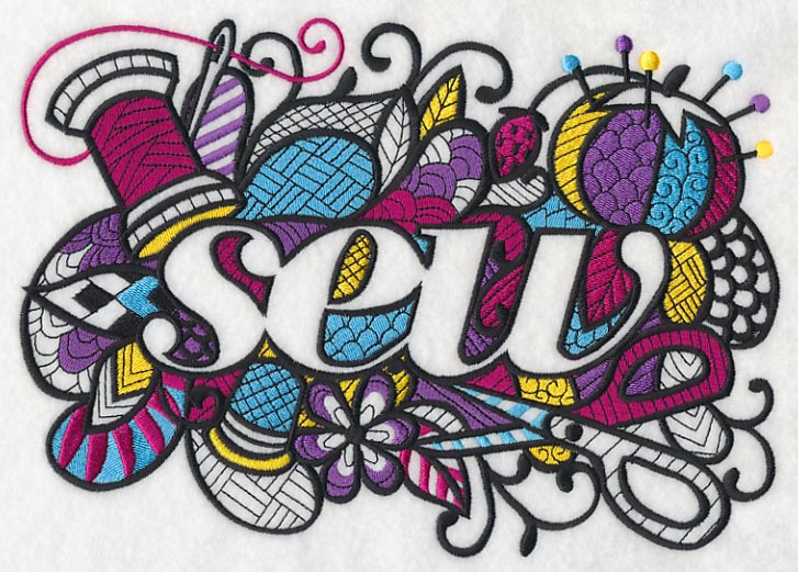 Crafty Sew (Blackwork)