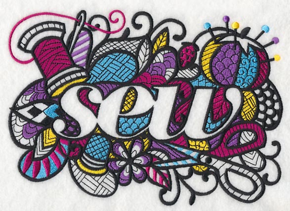Crafty Sew (Blackwork)