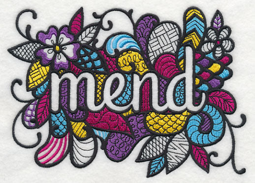 Crafty Mend (Blackwork)