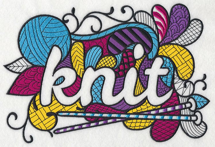 Crafty Knit (Blackwork)