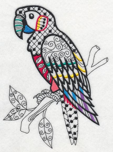 Macaw (Blackwork)