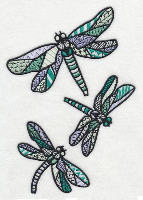 Dragonfly Spring (Blackwork)