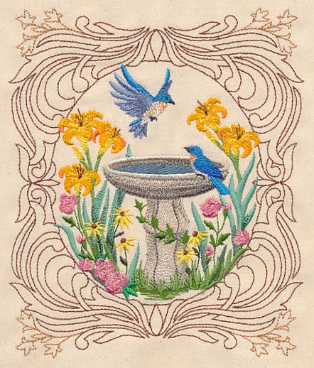 Bluebird Bath