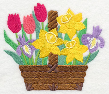 Spring Fling Flower Basket