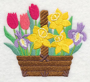 Spring Fling Flower Basket